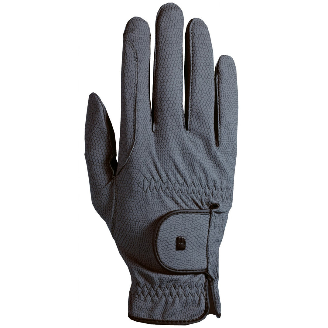 Roeckl Roeck-Grip Summer Riding Glove - Grey Black