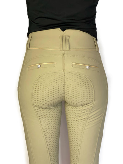 Néfertiti - Culotte taille haute beige
