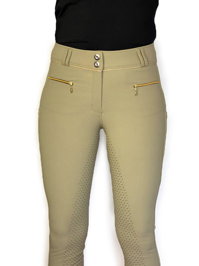 Nefertiti - Beige high waist breeches - Final Sale