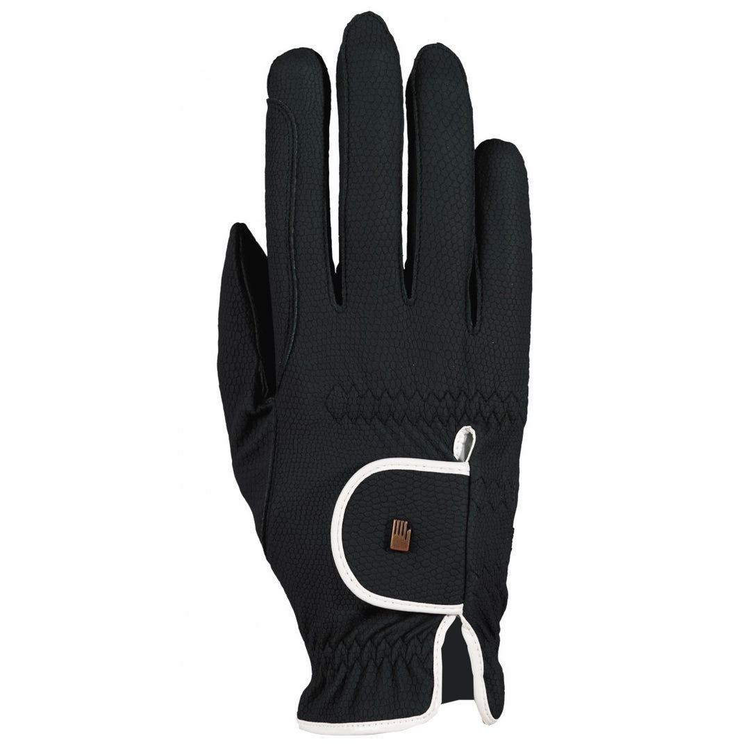 Roeckl Lona Summer Riding Glove - Black white