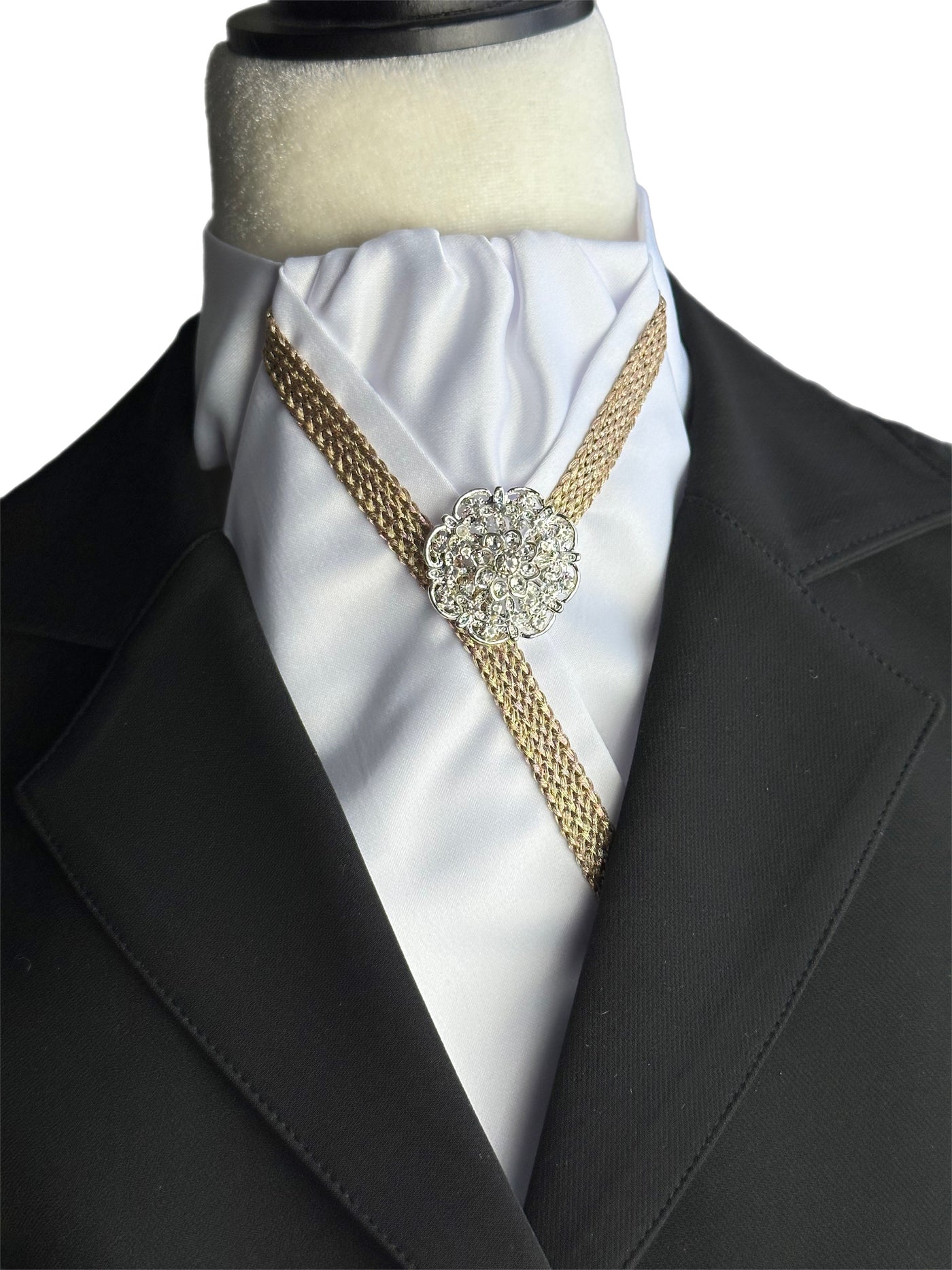 Stock tie Gold and silver