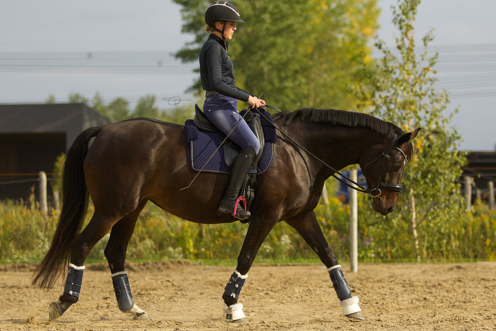 Navy Limited Sheepskin pad - Leveza